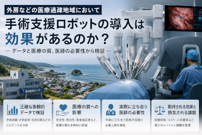 外房などの医療過疎地域に手術支援ロボットを導入する効果はあるのか