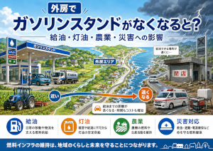 外房でガソリンスタンドがなくなると何が起きるのか