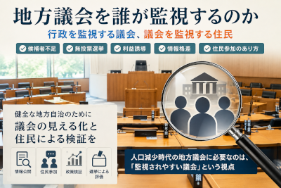地方議会を誰が監視するのか