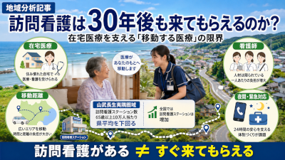 地方で訪問看護は30年後も来てもらえるのか~在宅医療を支える移動する医療の限界