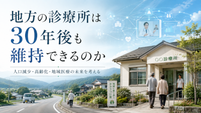 地方の診療所は30年後も維持できるのか