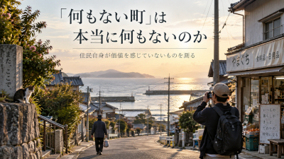 何もない町は本当に何もないのか~住民自身が価値を感じていないものを測る