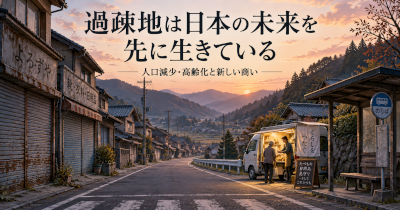 過疎地は日本の未来を先に生きている～世の中の変わり目に、新しい商いは生まれる