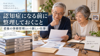 認知症になる前に何を整理しておくか~老後の事務管理という新しい仕事