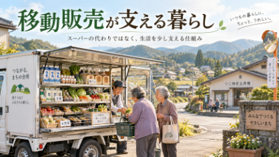 移動販売はスーパーの代わりになれなくても、暮らしを少し支えられる