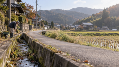 地域の水路を掃除する人がいなくなったら、誰が維持するのか
