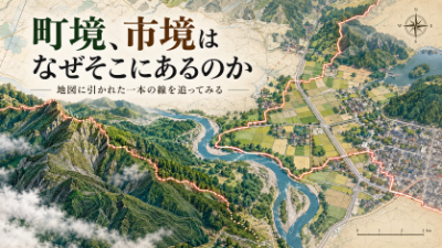 町境、市境はなぜそこにあるのか～地図に引かれた一本の線を追ってみる