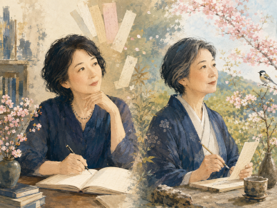 三十一音と十七音の人生観～俵万智と夏井いつき