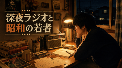 深夜ラジオと昭和の若者~ジオだけが友達だった