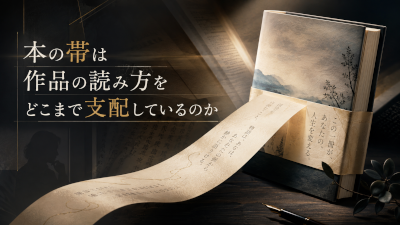 本の帯は作品の読み方をどこまで支配しているのか