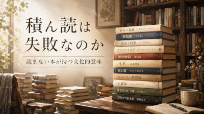積ん読は失敗なのか～読まない本が持つ文化的意味