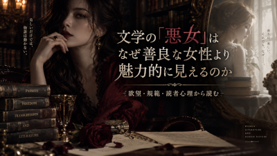 文学の悪女はなぜ善良な女性より魅力的に見えるのか