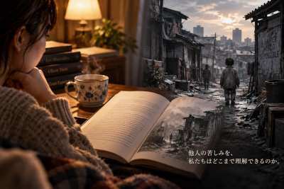 貧困を描いた小説を、安全な場所から楽しむ読者という矛盾