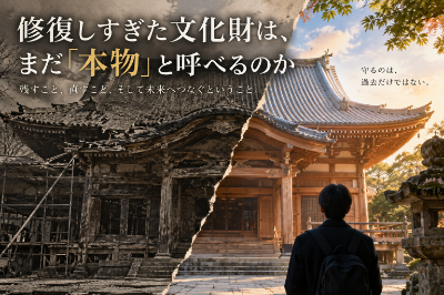 修復しすぎた文化財は、まだ本物と呼べるのか