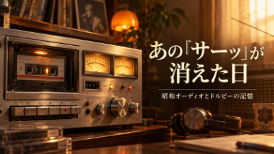 昭和50年代、ドルビーは音楽の向こうに静けさをつくった
