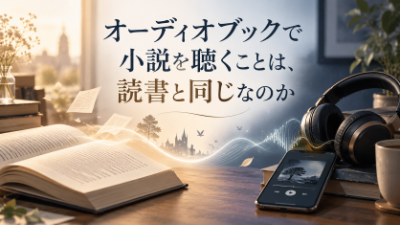 オーディオブックで小説を聴くことは、読書と同じなのか