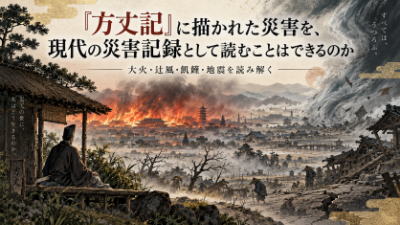 方丈記に描かれた災害を、現代の災害記録として読むことはできるのか