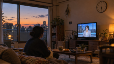 日曜日の夕方が少し寂しく感じられるのはなぜなのか~17時台のニュースと18時台のアニメの不思議