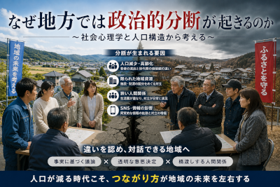 なぜ地方では政治的分断が起きるのか