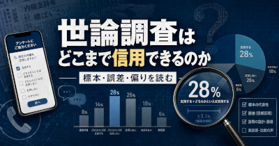 世論調査はどこまで信用できるのか