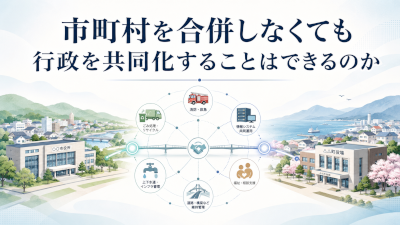 市町村を合併しなくても行政を共同化することはできるのか