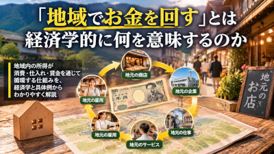「地域でお金を回す」とは経済学的に何を意味するのか