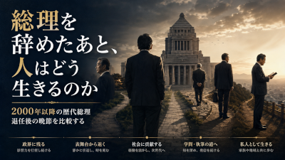 総理を辞めたあと人はどう生きるのか～2000年以降の歴代首相その晩節を比べてみた
