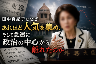 田中真紀子はなぜあれほど人気を集め、そして急速に政治の中心から離れたのか