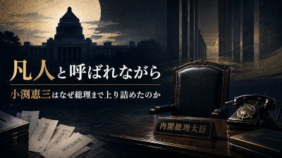 小渕恵三はなぜ凡人と呼ばれながら総理大臣まで上り詰めたのか