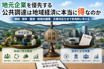 地元企業を優先する公共調達は地域経済に本当に得なのか