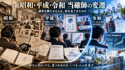 候補者を勝たせる人は、何を見てきたのか～昭和・平成・令和の当確師の変遷