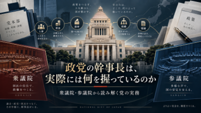 政党の幹事長は、実際には何を握っているのか