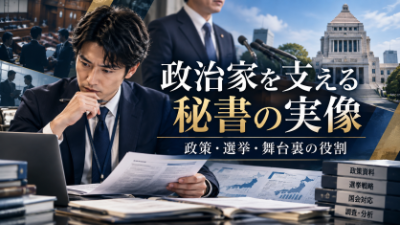 国会議員の秘書は、政治家本人より政策や選挙に詳しいことがあるのか~表に出ない政治スタッフの実際の役割