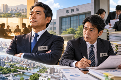 副市長と市役所の部長では、実際の政策決定でどちらの影響力が大きいのか